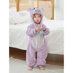 Purple Winter Baby Rompers Animal Jumpsuit  Body Suit BS6029