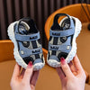 Black Summer New Fashion Sandals, Durable And Non-Slip Thick-Soled Sandals SDL7578C