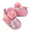 Pink Cute Flower Princess Baby Girl Booties BTS9118A