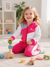 Pink Baby Girl Hoodie & Trouser Set - Soft Fleece Stuff, Machine Washable - Perfect for Winter, Perfect for Outdoor TS6419M