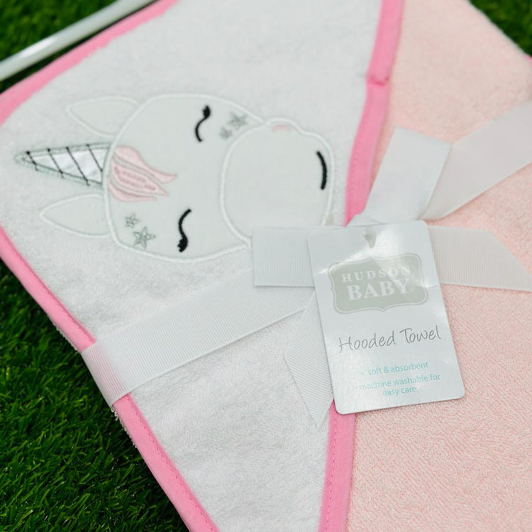 HB Pink Unicorn Hooded Towel TB6503B