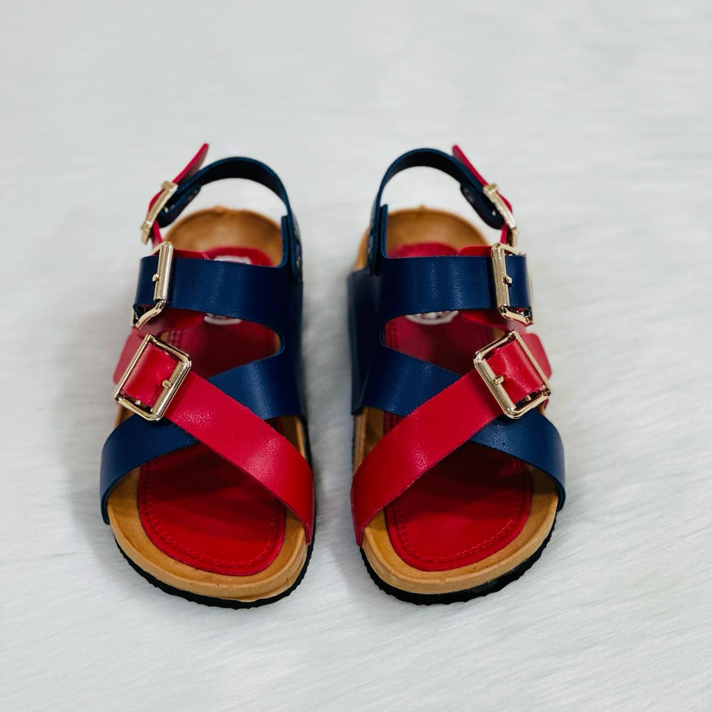 Boys Red & Blue Sandals SDL7523B