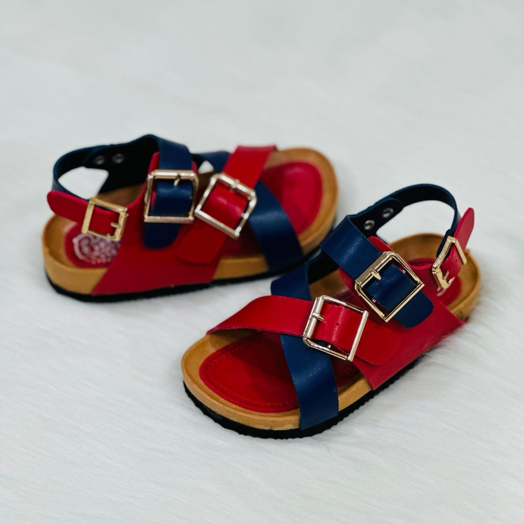 Boys Red & Blue Sandals SDL7523B