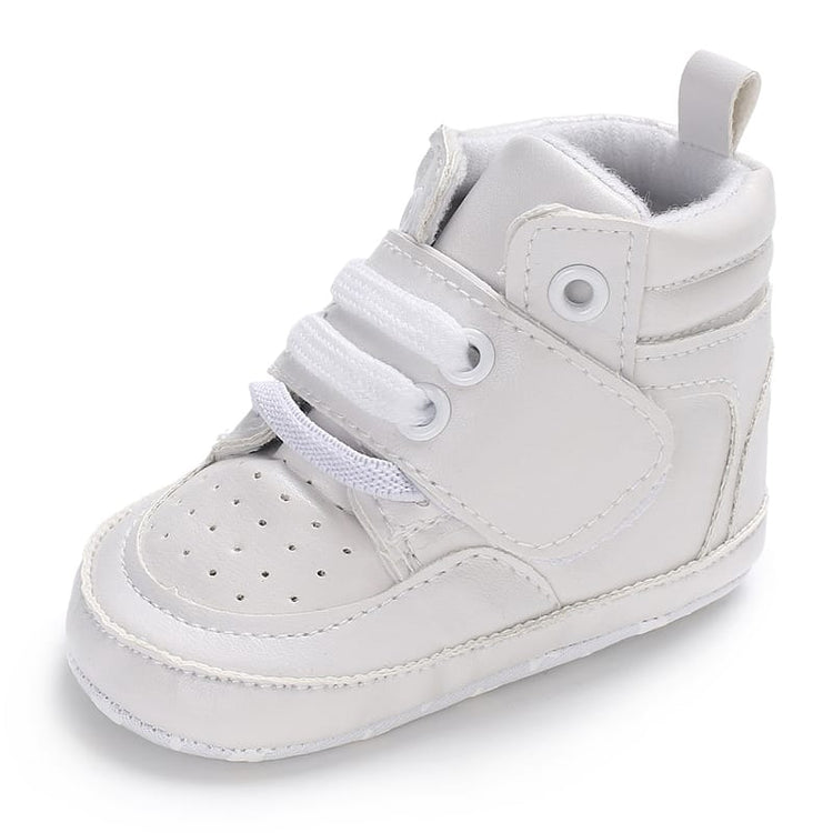 White Baby Fashion High Booties BTS9108A