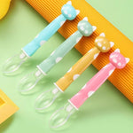 Green Color Babay Soft Silicone Spoon FS111D