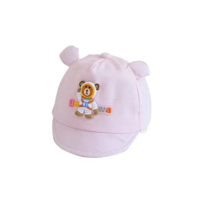 Pink Baby Sunshade Sunscreen Breathable Cartoon Baseball Cap CP5062B