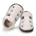 Sky Blue & White Sandals SDL7503B