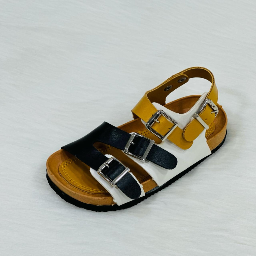 Boys Yellow & Black Sandals SDL7523A