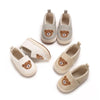 Gray Baby Animal Print Shoes Soft Comfortable PU Cute Bear Booties BTS9112A