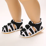 Balck & White Sandals SDL7508A