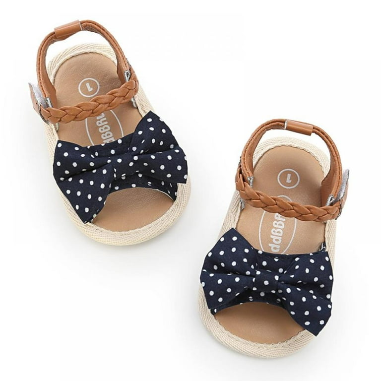 Blue Doted Sandals SDL7507C