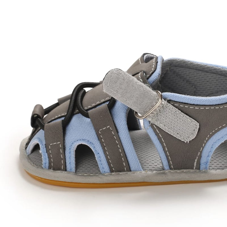 Gray & Blue Sandals SDL7508B