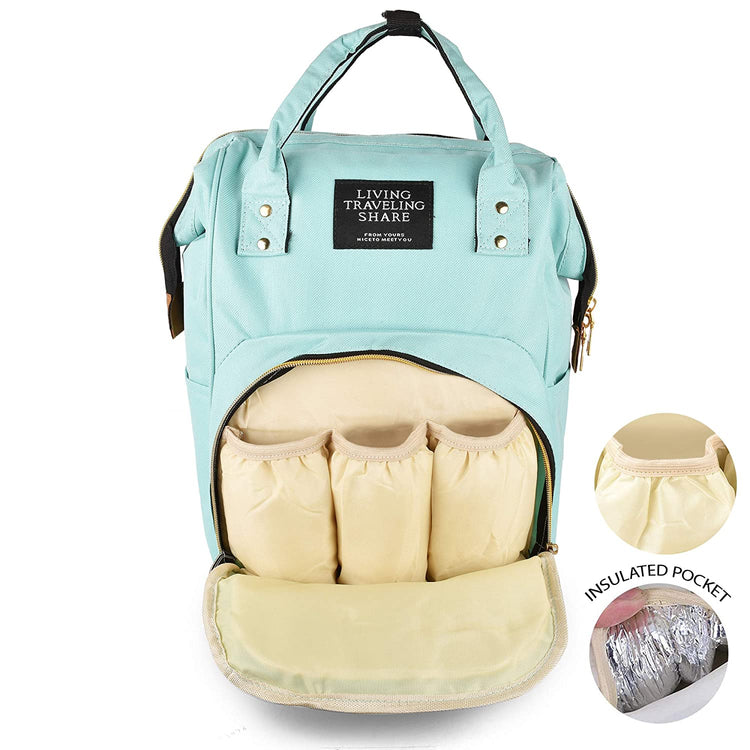 Sky Blue (diaper bag) Comfortable for Travelling Mothers BG5513B