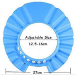 Sky Blue Adjustable Safe Soft Bathing Baby Shower Hair Wash Cap for Children 0-12 Years Old BCP1029A