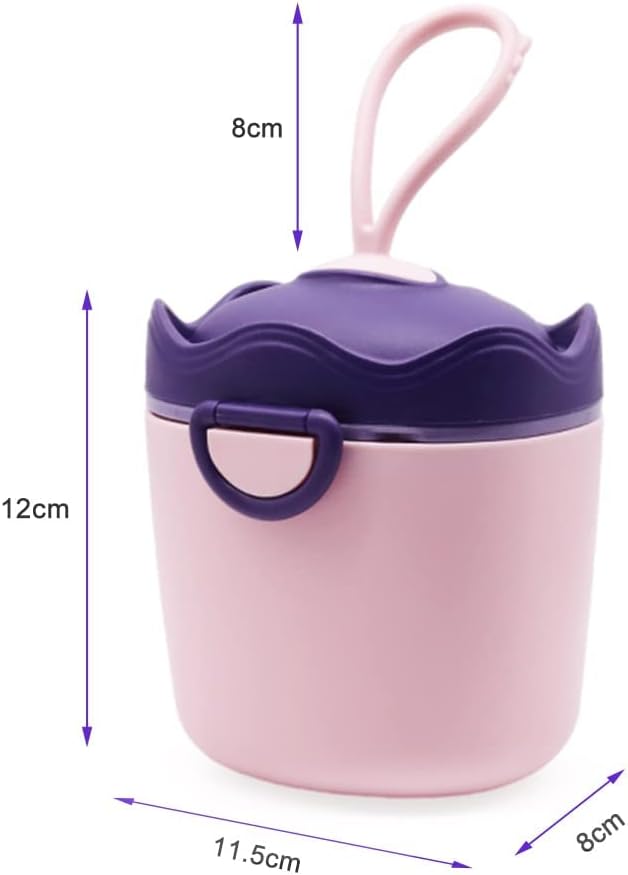 Pink Color Milk Powder Box Portable Baby Food Storage Box BCP1018C