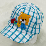 Children's Fashion White & Ferozi Cap CP5033D