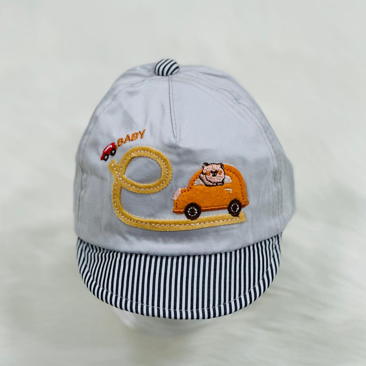 Gray Baby Car Cap CP5040B