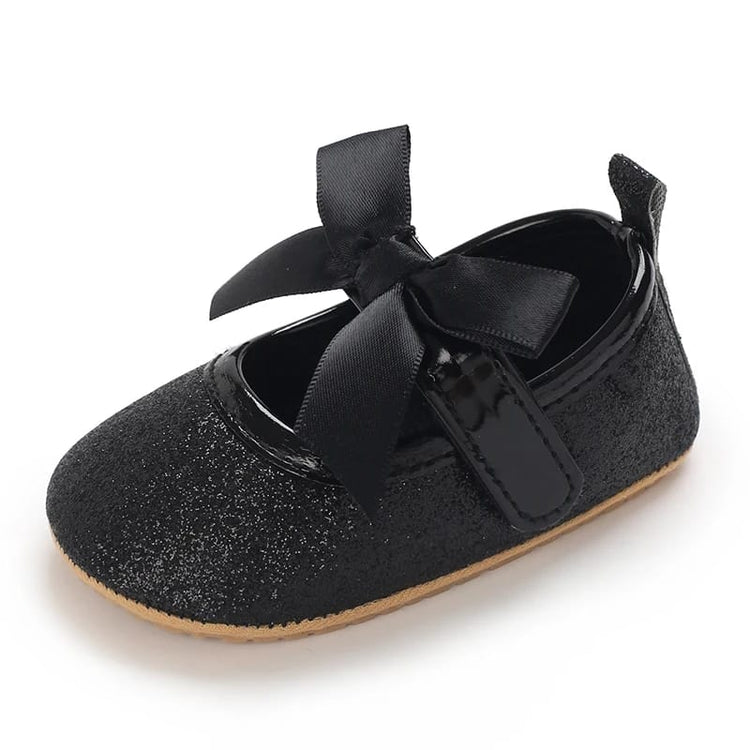 Black Glittering Shoes SH7084A