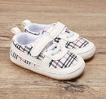 White Check Shoes SH7076A