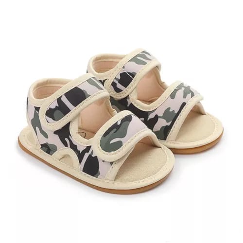 Cream Color Camouflage Summer Cool Sandals SDL7534C