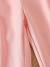 Girls' Elegant V-Neck Top + Drawstring Pants, Perfect for Outdoor FD6124H