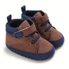 Brown Baby Boy Booties BTS9125A