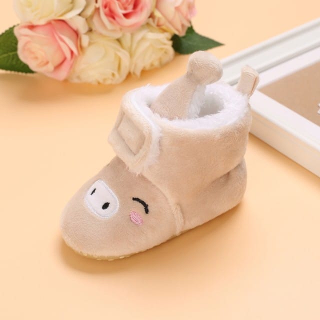 Cream Color Toddlers Winter Fashionable Boys And Girls Shoes SH7147A