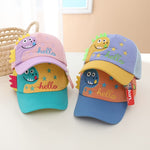 Purple & Pink Cute Cartoon Dinosaur Kids Baseball Cap CP5044B