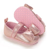 Pink Bow Booties BTS9073A