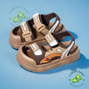 Children Brown Summer Sandals for Boys - Shoes - Soft-Soled Sandals SDL7572B