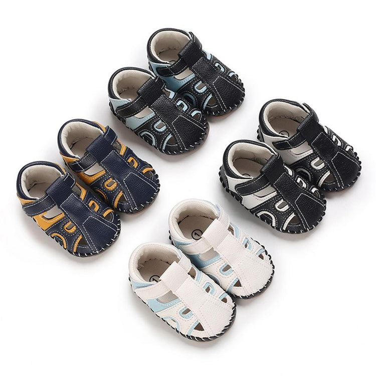 Sky Blue & White Sandals SDL7503B