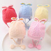 Peach Imported Baby Fashion Knitted Warm Winter Wool Cap (6 Months -3 Years) CP5096D