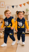 Tom and Jerry Design Baby Hoodie & Trouser Set - Soft Fleece Stuff, Machine Washable - Perfect for Winter, Perfect for Outdoor TS6419B