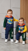 Batman Design Baby Hoodie & Trouser Set - Soft Fleece Stuff, Machine Washable - Perfect for Winter, Perfect for Outdoor TS6419D