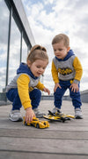 Batman Design Baby Hoodie & Trouser Set - Soft Fleece Stuff, Machine Washable - Perfect for Winter, Perfect for Outdoor TS6419A
