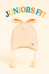 Peach Imported Baby Fashion Knitted Warm Winter Wool Cap (6 Months -3 Years) CP5096D