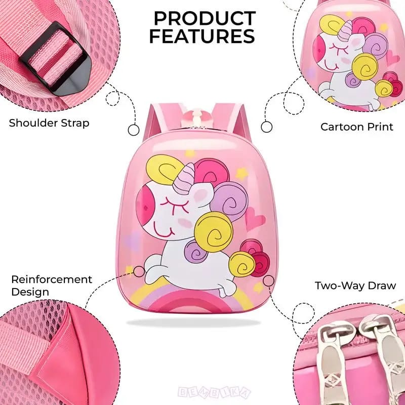 Pink Unicorn Character Premium Quality Bag for Kids BG5519A