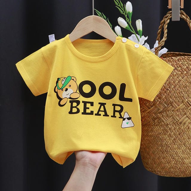 JF Yellow Cool Bear T-Shirt TP6075B