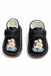 Black Cartoon Character First Walkers Baby Shoes SH7180A