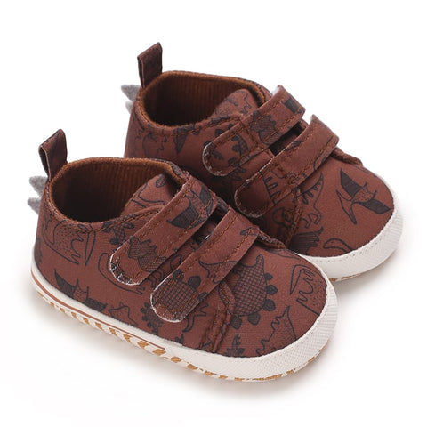 Brown Infants and Young Children Soft Sole Anti Slip Walking Booties BTS9105C