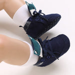 Navy Blue Baby Toddler Warm Booties BTS9111B