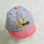 Fashion Baby Pink Check Cap CP5036A