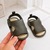 JF Olive Green Summer Rubber-Sole Sandals for Boy SDL7589C