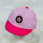 Fashion Baby Pink & White Happyes Cap CP5022A