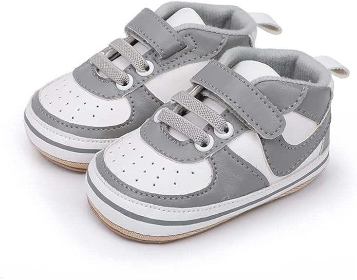 Gray & White Shoes SH7075D