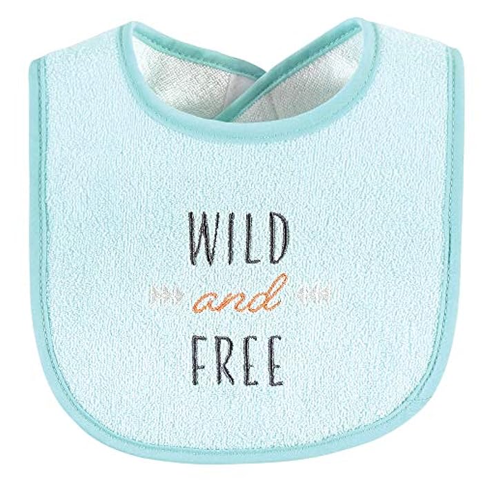 HB Wild & Free Pack of 3 Towel Bibs BB2013D