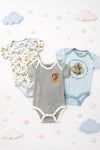 3pcs Adorable Baby Cotton Rompers Set BS6430A