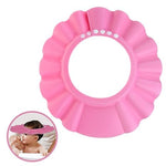 Pink Adjustable Safe Soft Bathing Baby Shower Hair Wash Cap for Children 0-12 Years Old BCP1029B