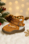 Brown High Quality Toddler Imported Winter Soles SH7174