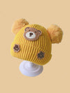 Yellow Baby Bear Face Warm Winter Wool Cap (0 Months - 24 Months) CP5105E